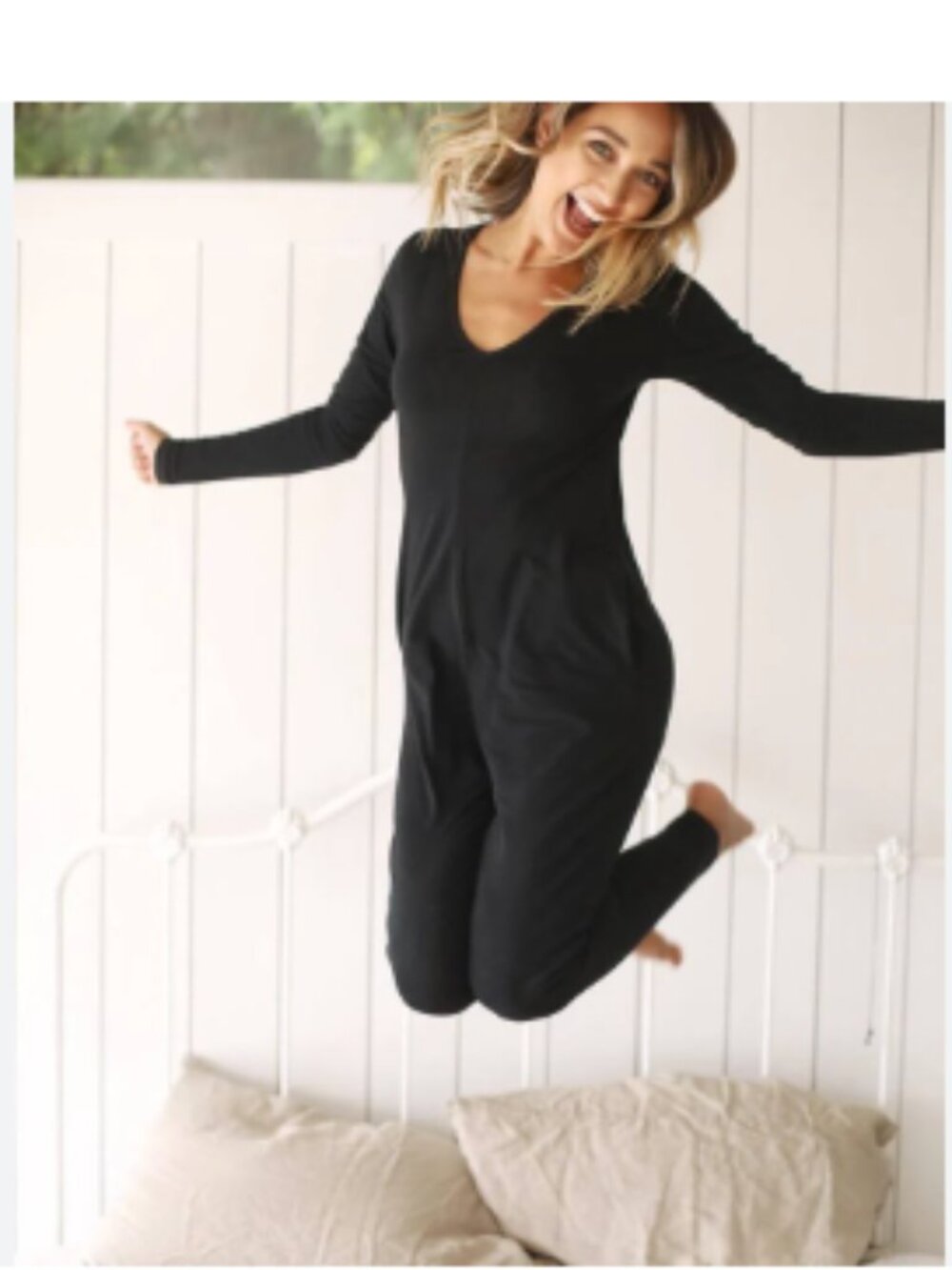 NWOT Smash + Tess Friday Black Romper 4X